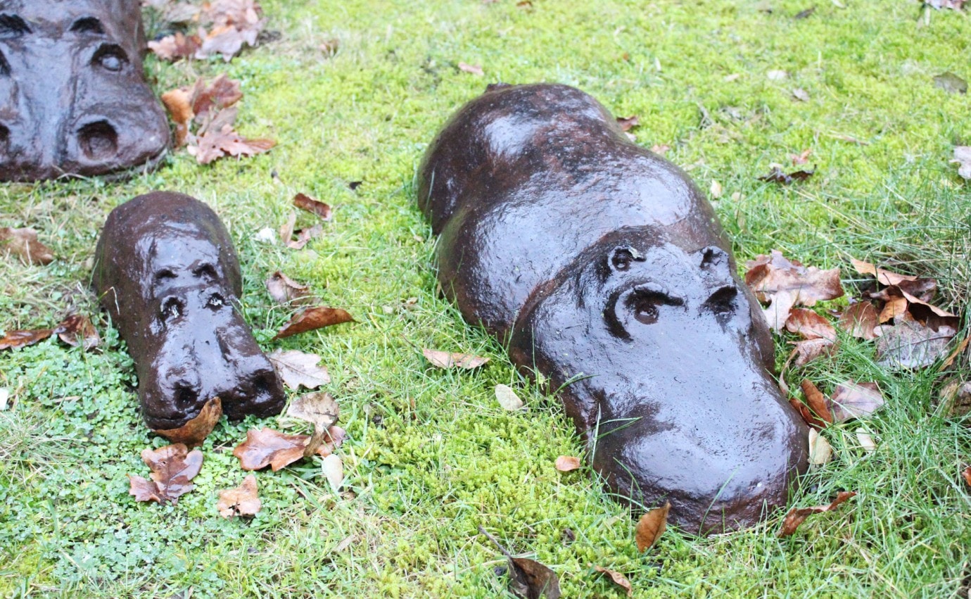 03 hippopotamus skulptur