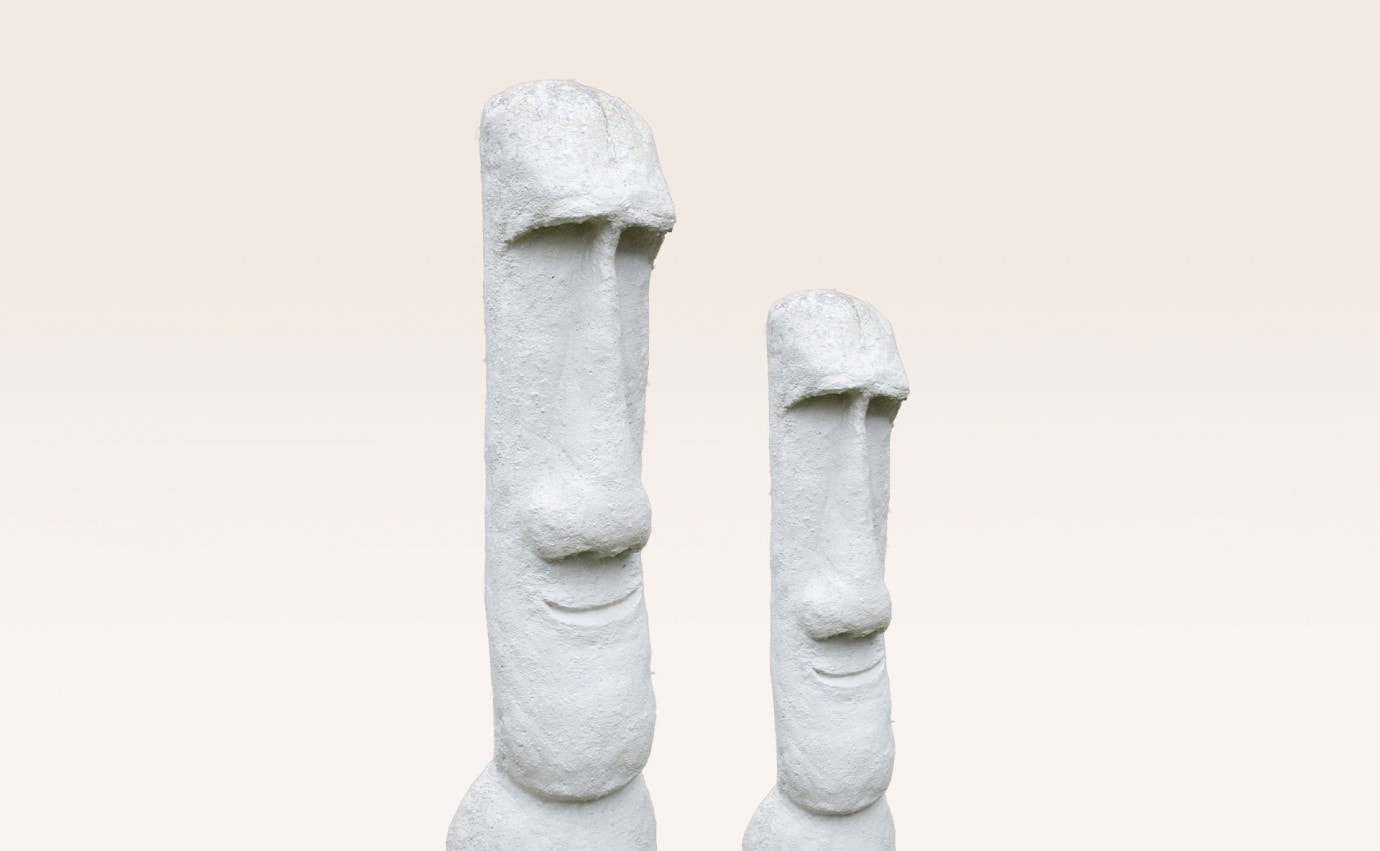 01 moai skulptur